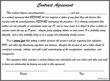 Parental-Contract