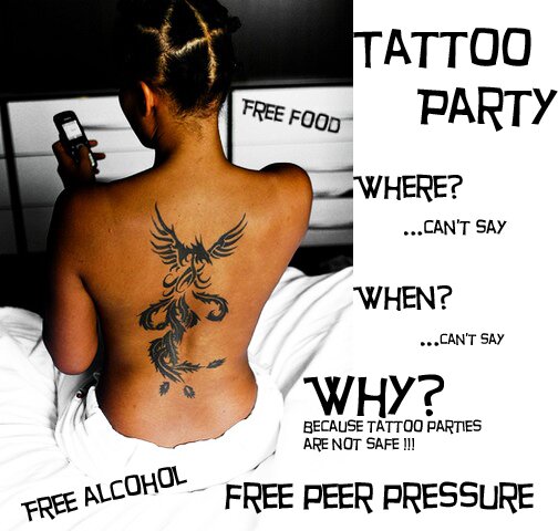 Tattoo Party Poster