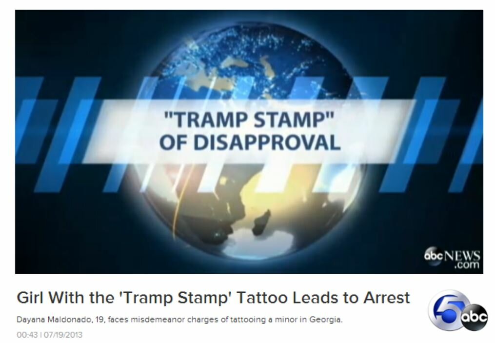 Tramp Stamp of Disapproval