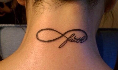 Infinity Faith Tattoo